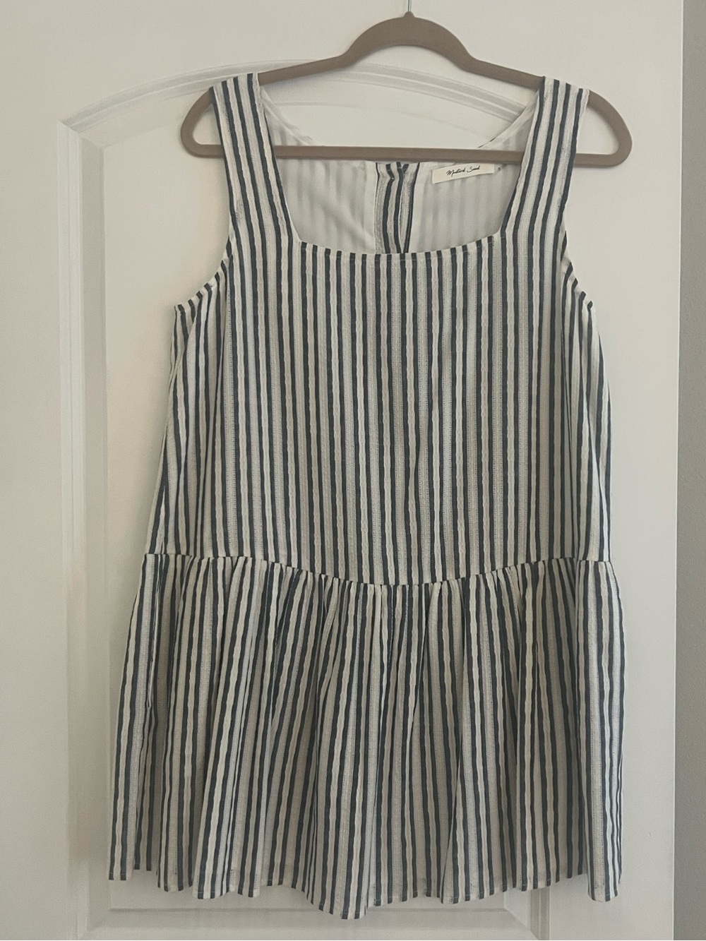 Striped tiered dress by Mustard Seed